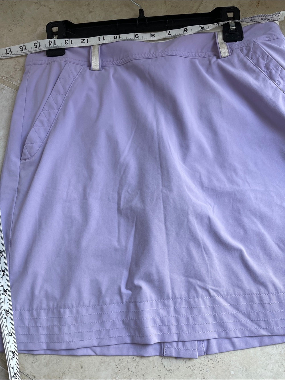Polo by Ralph Lauren Lilac Golf Skort with White Trim - Picture 9 of 10